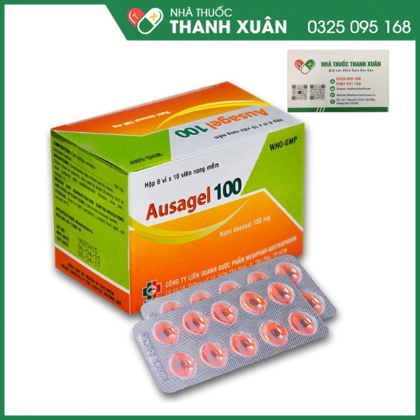 Ausagel 100 - Điều trị triệu chứng táo bón